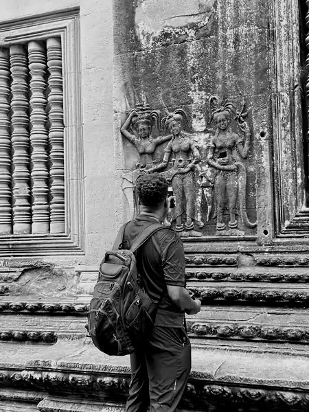 Dennis Obel at Angkor Wat, Siem Reap, Cambodia — Fieldwork